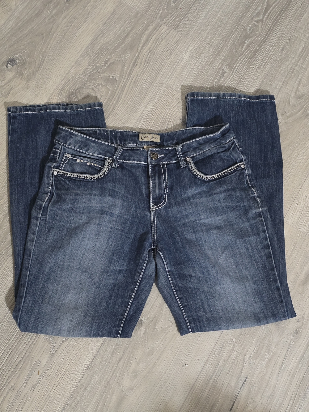 Earl Jean Embellished Bootcut Jeans Women’s Size 8 Y2K Denim